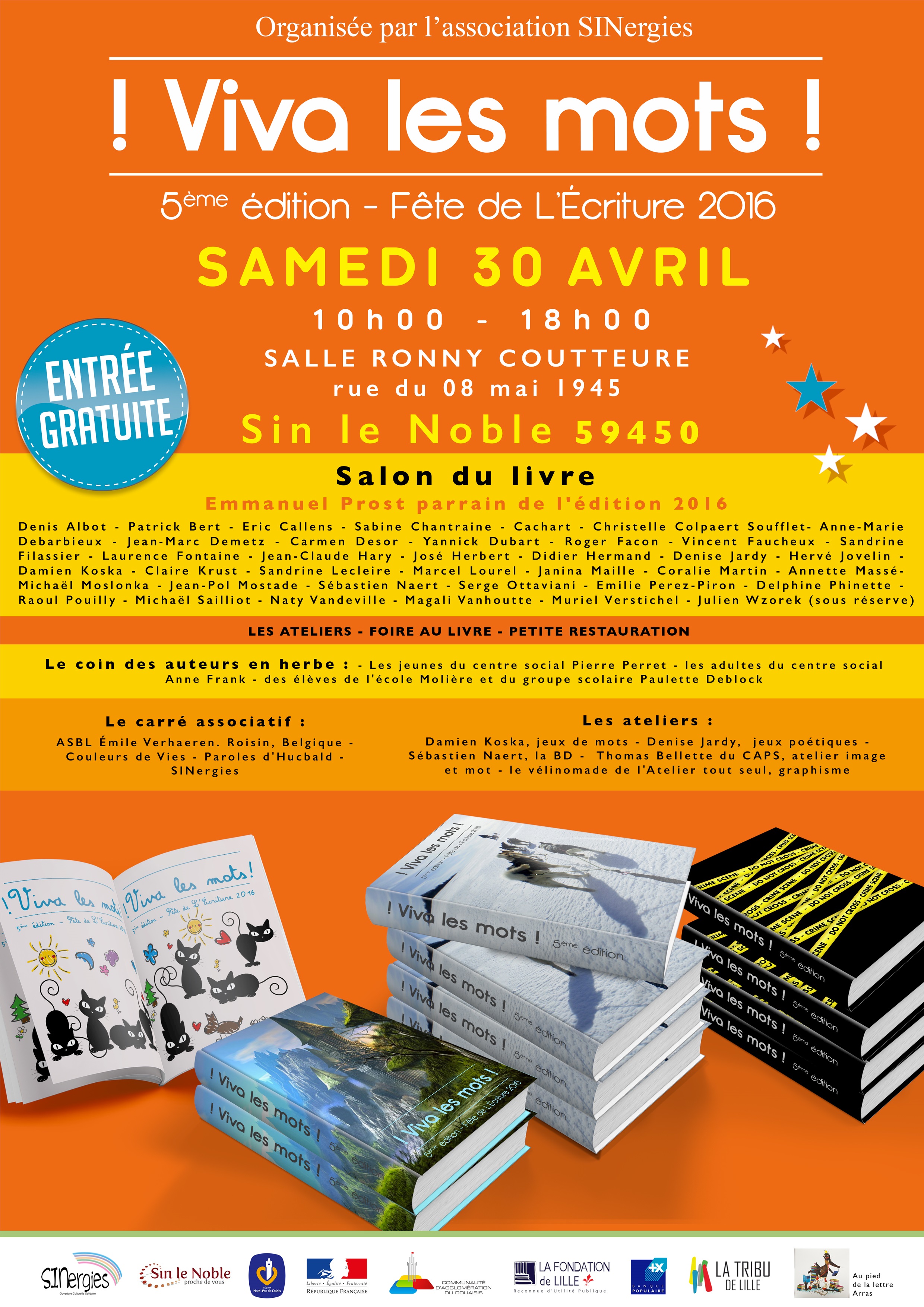 Affiche du Salon du livre 